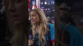 Ingrid Andress sang the worst national anthem ever at the home run derby tonight [upl. by Calypso127]