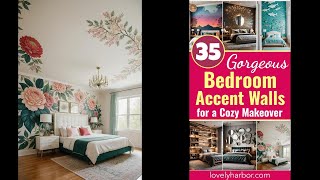 35 Stunning Bedroom Accent Walls for a Cozy Makeover [upl. by Erda978]