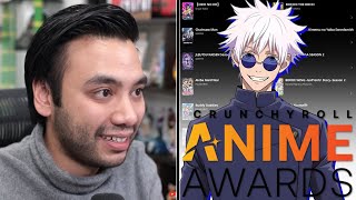 Reacting to the ANIME AWARDS 2024 [upl. by Ekul]