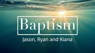 Baptism  Jason Lee Ryan Jo Kiana Lee [upl. by Jareb]