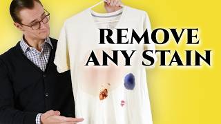 How to Remove Stains From Clothes At Home Better Than The Dry Cleaner [upl. by Canning]