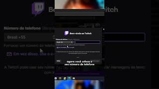 Como CRIAR CONTA na TWITCH fácil 🤠 Shorts [upl. by Anidan551]