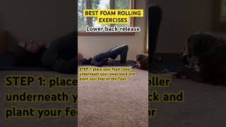 Do this to release lower back pain BEST FOAM ROLLING EXERCISES lowbackpain backproblem backpain [upl. by Leahey550]