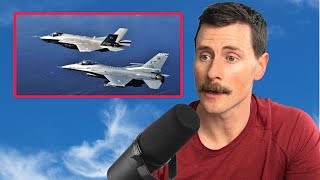 F16 Vs F35 DCS Dog Fight Reaction [upl. by Ruby]