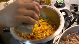 Samp and borlotti bean stew umngqusho recipe SBS Food [upl. by Silenay]