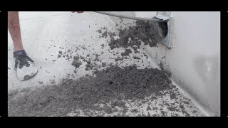 WOW MUST SEE Dryer Vent Cleaning almetaldryervent satisfying advsLLC viral fyp fypシ [upl. by Nonnair]