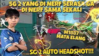 SG 2 DI NERF PAKE SKIN INI AUTO GA ADA OBAT M1887NYA JARAK JAUH BISA HEADSHOT GA TUH 😱 [upl. by Martinson]