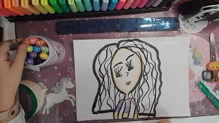 Tutorial come disegnare un Volto missgiorgia disegno giotto candycollection stabiloboss [upl. by Ulphiah893]