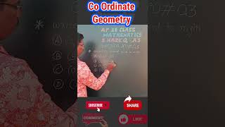 Co Ordinate Geometry Problem No03 1 Marks Qs amp As Target 🎯 100 out of 💯 Series 10th Maths [upl. by Yedsnil576]