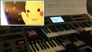 ゲッタバンバン Getta Ban Ban Pokémon XY opening theme  Yamaha Electone ELS02C [upl. by Grani]