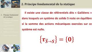 CI52 Principe fondamental de la statique PFS PCSIMPSIPTSI [upl. by Leitman401]