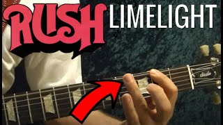 Limelight by Rush  Guitar Lesson [upl. by Cornish]