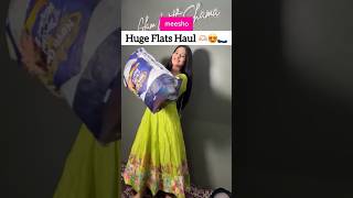 Huge Meesho Flats Haul shortsfeed youtubeshorts youtube shorts meesho [upl. by Lukin363]