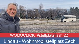 Lindau  Wohnmobilstellplatz Zech  womoclick stellplatzflash 22 [upl. by Nare850]