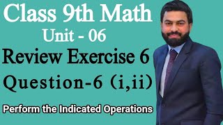 Class 9th Math Unit 6 Review Exercise 6 Question 6 iii Review Exercise 6 Question 6  PTBB [upl. by Alrak]