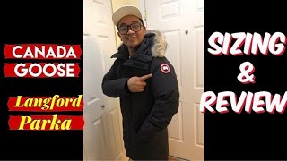 Canada goose LANGFORD PARKA SIZING AND REVIEW [upl. by Roderigo481]