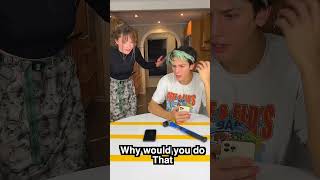 Zoe is back  Subscribe if you want zoe to stay forever 🥺🤍 shorts funny challenge prank [upl. by Svoboda]