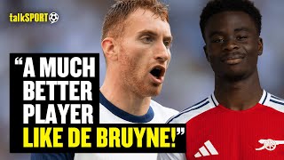 quotKulusevski Is A MUCH Better Player Than Sakaquot 😱 Tottenham Fan BOLDLY Likens Him To De Bruyne 🤯 [upl. by Lasser]