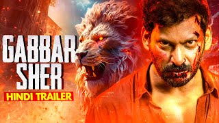 Gabbar Sher Hindi Trailer  Vishal Trisha  Releasing On 25th October 8 PM  New South Movie [upl. by Nileuqaj]