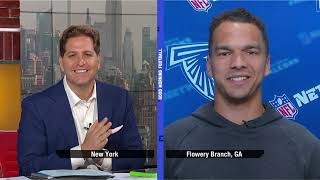 Desmond Ridder talks Atlanta Falcons big offseason moves on GMFB  NFL Network [upl. by Yseult]