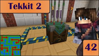 Starting Autocrafting  Minecraft Tekkit 2  Episode 42 [upl. by Arabel39]