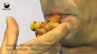 Wooden Samba Whistle  Classic Apito [upl. by Nylirahs30]