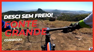 DESCI A FONTE GRANDE SEM FREIO mtb mountainbike mtbbrasil [upl. by Nnaeoj]