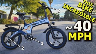 THE NEW HEYBIKE Tyson IS INCREDIBLE  FIRST RIDE [upl. by Landry]