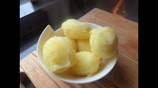 Aardappel koken zonder water in je Airfryer poffen [upl. by Halimak]