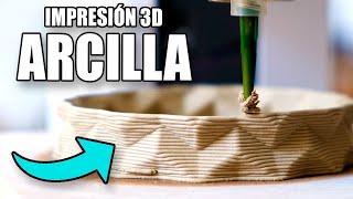 💥CÓMO FUNCIONA una Impresora 3D de ARCILLA💥Transforma tus IDEAS en piezas de CERÁMICA Impresión 3D🔝 [upl. by Ennayllek]