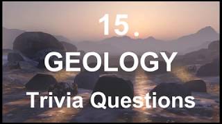 15 Geology Trivia Questions  Trivia Questions amp Answers [upl. by Enileve118]