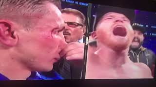 Canelo vs GGG 2 decision of the fight [upl. by Aryaz]