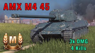 World of Tanks  AMX M4 45  Ace Tanker  Siegfried Line [upl. by Schafer]