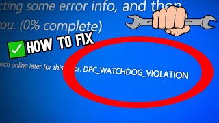 SOLVED Stop Code DPCWATCHDOGVIOLATION Windows 1110 SOLVE 2024 [upl. by Winshell519]