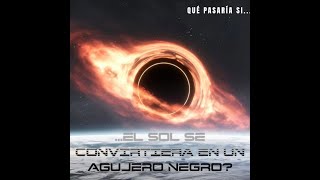 El oscuro secreto de la NASA Qué pasaría si un AGUJERO NEGRO reemplaza al SOL nasa astronomia [upl. by Anirt]