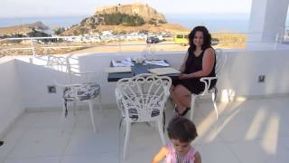 Lindos View Hotel roof [upl. by Jaclyn]