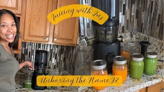 Unboxing the Nama J2 Cold Press Juicer  Juicing 2 AntiInflammatory Recipes [upl. by Persian]