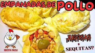 Empanadas de Pollo bien caseritas  Receta muy facil [upl. by Airitac]