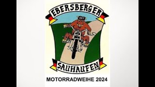 32Motorradweihe Ebersberg 28April 2024 mit 938 Teilnehmer [upl. by Columba444]