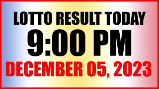 Lotto Result Today 9pm Draw December 5 2023 Swertres Ez2 Pcso [upl. by Silvie990]