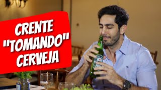 CRENTE TOMANDO CERVEJA  Jonathan Nemer erros de gravação no final [upl. by Albrecht]