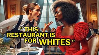 Waitress Rejects Black Woman at Luxury Restaurant But Regrets It When She Learns She’s the New Owner [upl. by Ahsikal]