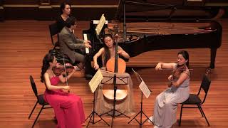 Caspian Quartet Dvorak Piano Quartet in Eflat major Op 87 [upl. by Noirred]