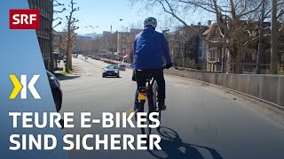 EBike im Test Günstige Modelle zeigen gefährliche Mängel auf  2021  Kassensturz  SRF [upl. by Ellienad]