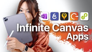 Top 5 Inifinite Canvas Apps in iPad You MUST Know [upl. by Eizzik]