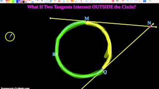 Geometry Ch 106 Secants Tangents and Angle Measures Ch 107 Special Segments in a Circle [upl. by Yoc]