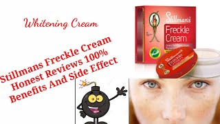 Stillman Freckle Cream Review Price Benefits Side effects  Pigmentation Removal Cream [upl. by Acirt]