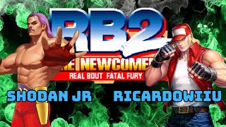 SHODAN JR 🆚 RICARDOWIIU em Real Bout Fatal Fury 2 The Newcomers fightcade2 [upl. by Aubine]