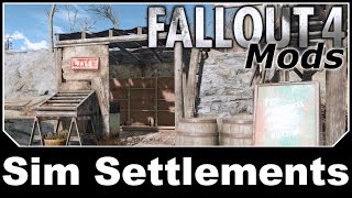 Fallout 4 Mods  Sim Settlements [upl. by Azilem]