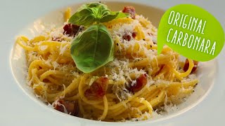 Spaghetti Carbonara 🍝 OriginalRezept 🇮🇹 [upl. by Sivraj106]